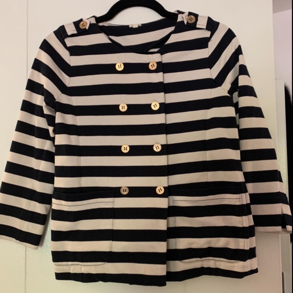 J. Crew Cotton Double Breasted Jacket